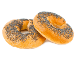 Poppy seed bagels