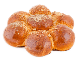 Sesame flower roll
